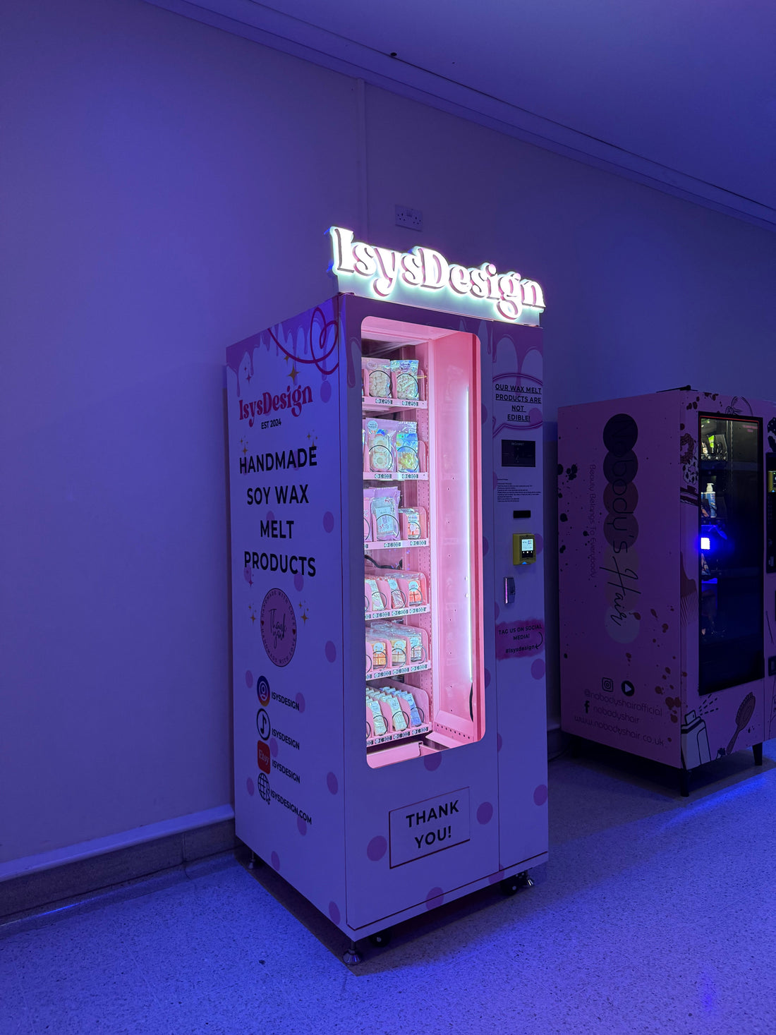 BIG NEWS: ISY’S DESIGN VENDING MACHINE IS COMING TO LINCOLN 🎉